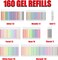 320 Pack Gel Pens Set,160 Colored Gel pen with 160 Refills 100% More Ink, Include Glitter Metallic Pastel Neon Morandi Gel pens for Adults Coloring Books Drawing Crafts Bullet Journaling